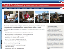 Tablet Screenshot of englishfamilylearning.com